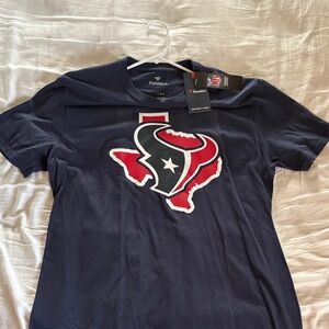 Fanatics Navy and Red Texans Graphic Tee